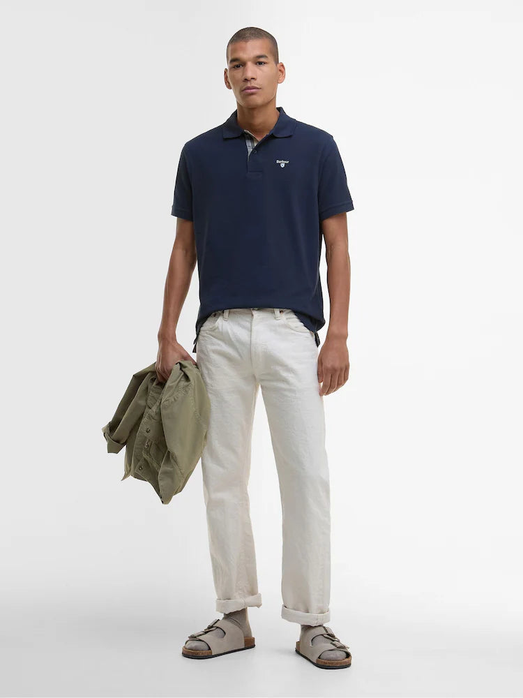 Navy Blue Short Sleeve Classic Polo Shirt