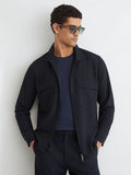 Sidney Stripe Zip-Through Overshirt