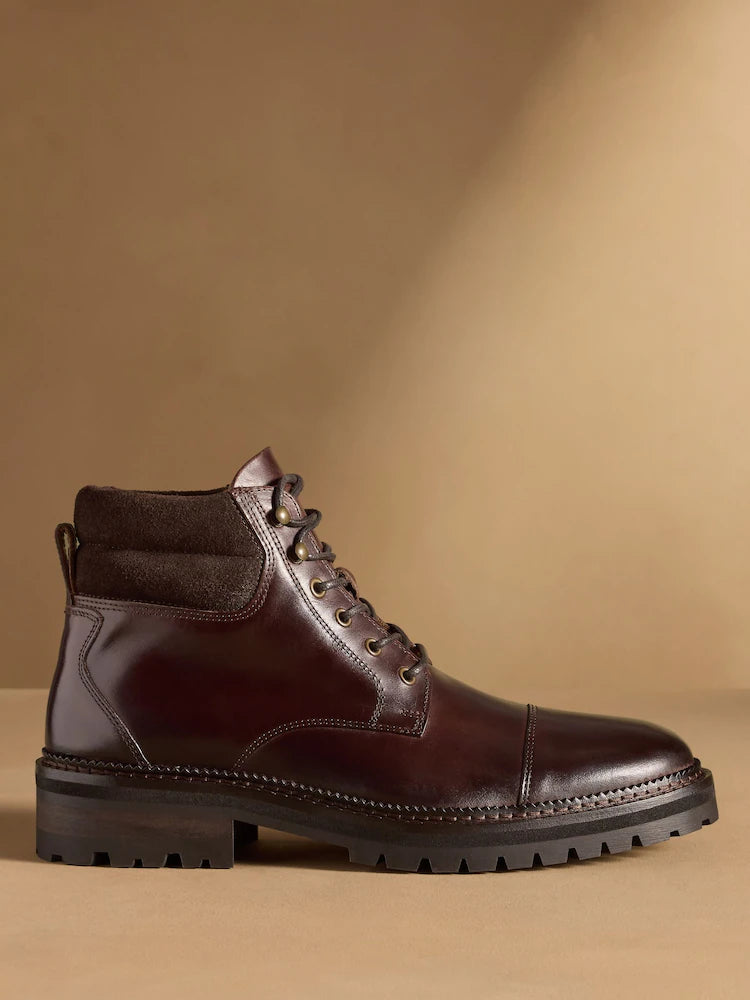 Brown Keswick Collar Boots