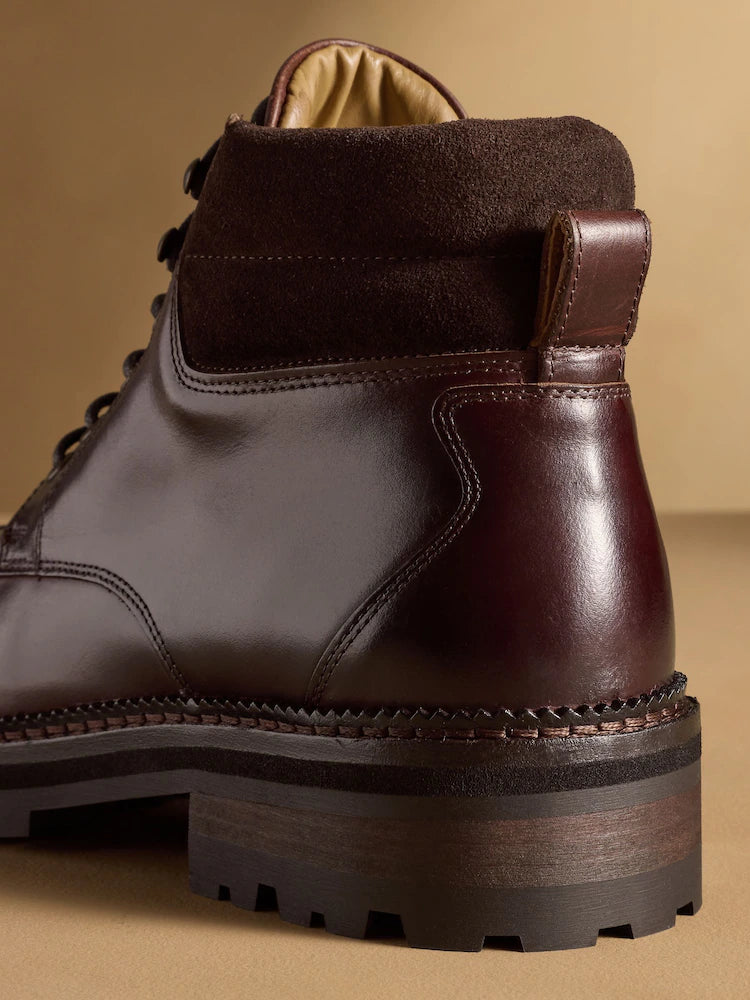 Brown Keswick Collar Boots